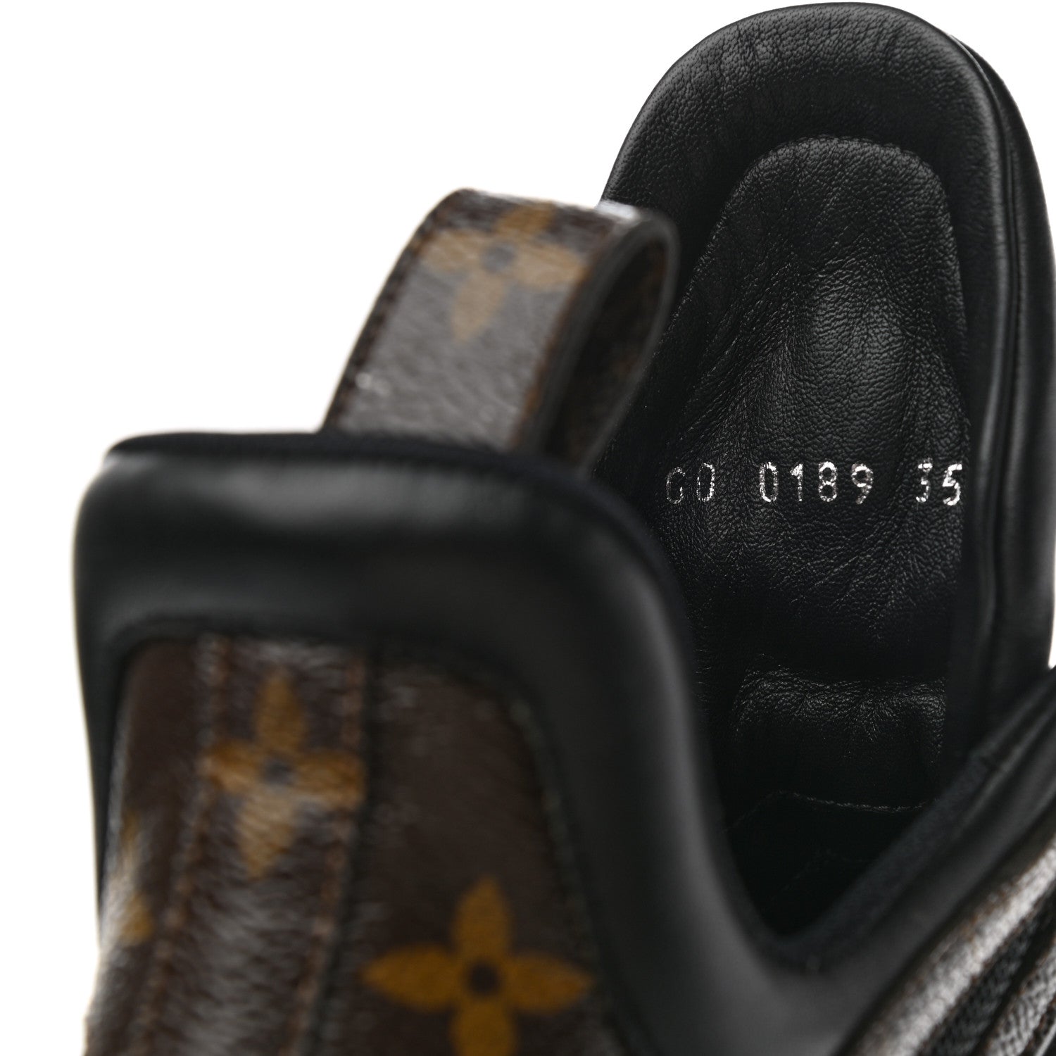 Louis Vuitton Calfskin Patent Monogram LV Archlight Sneakers 35.5 Black 7 of 8