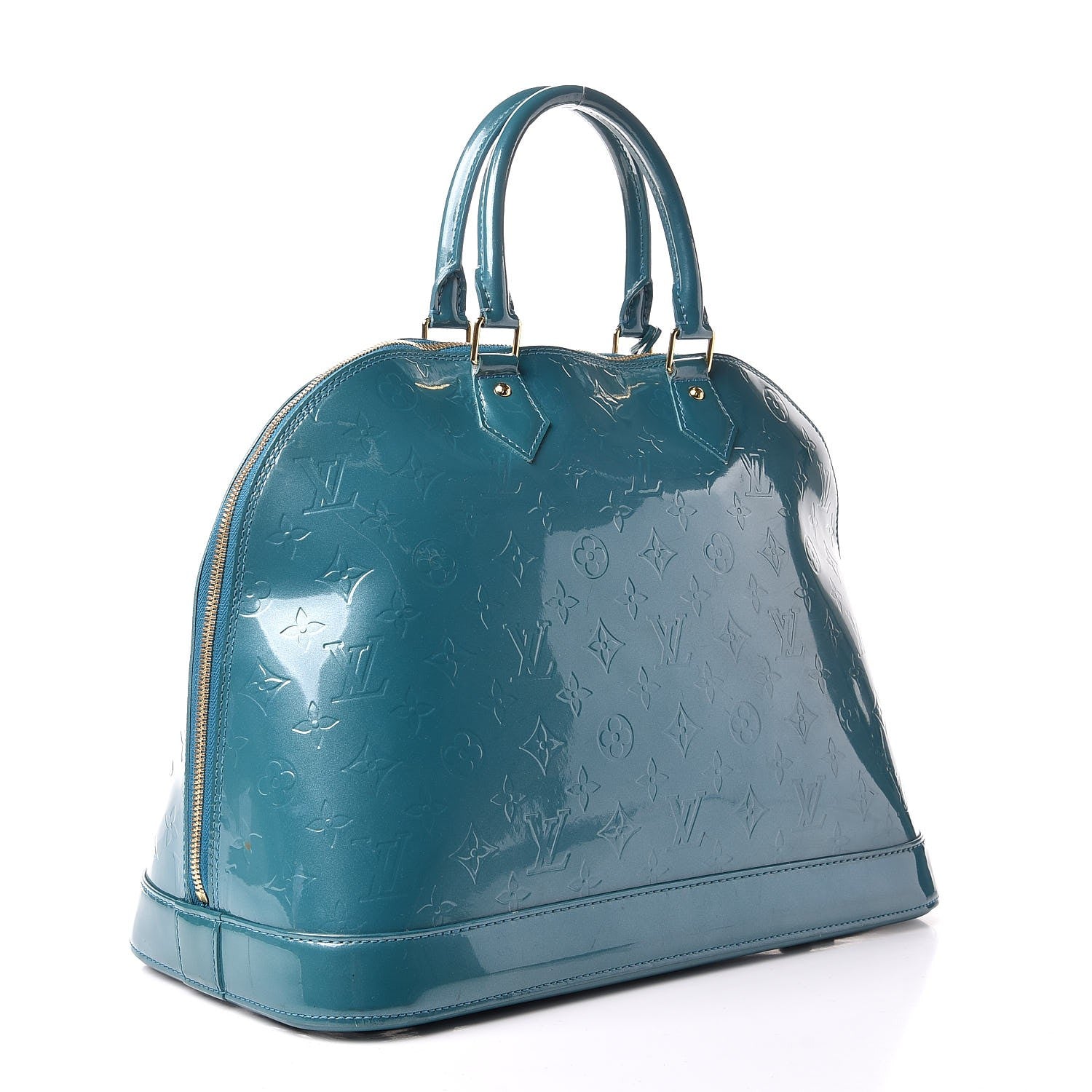 Louis Vuitton Vernis Alma GM Blue Galactic 3 of 8