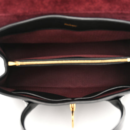 Mulberry Small Classic Grain Calfskin Large Seaton Black 5 of 9