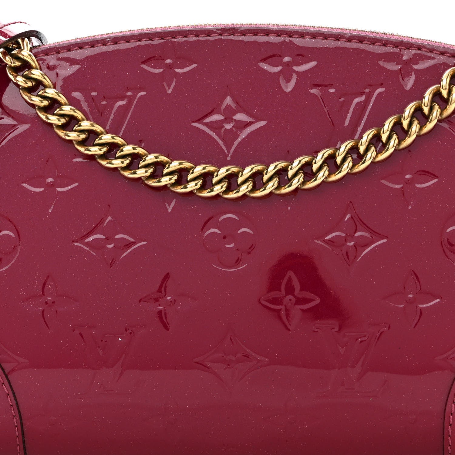 Louis Vuitton Vernis Santa Monica Clutch Magenta 8 of 12