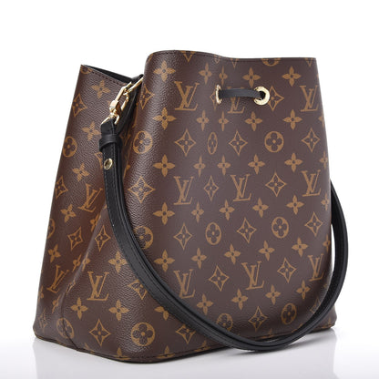 Louis Vuitton Monogram Neonoe MM Black 3 of 6