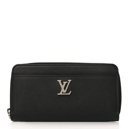 Louis Vuitton Calfskin Zippy Lockme Wallet Black 1 of 8