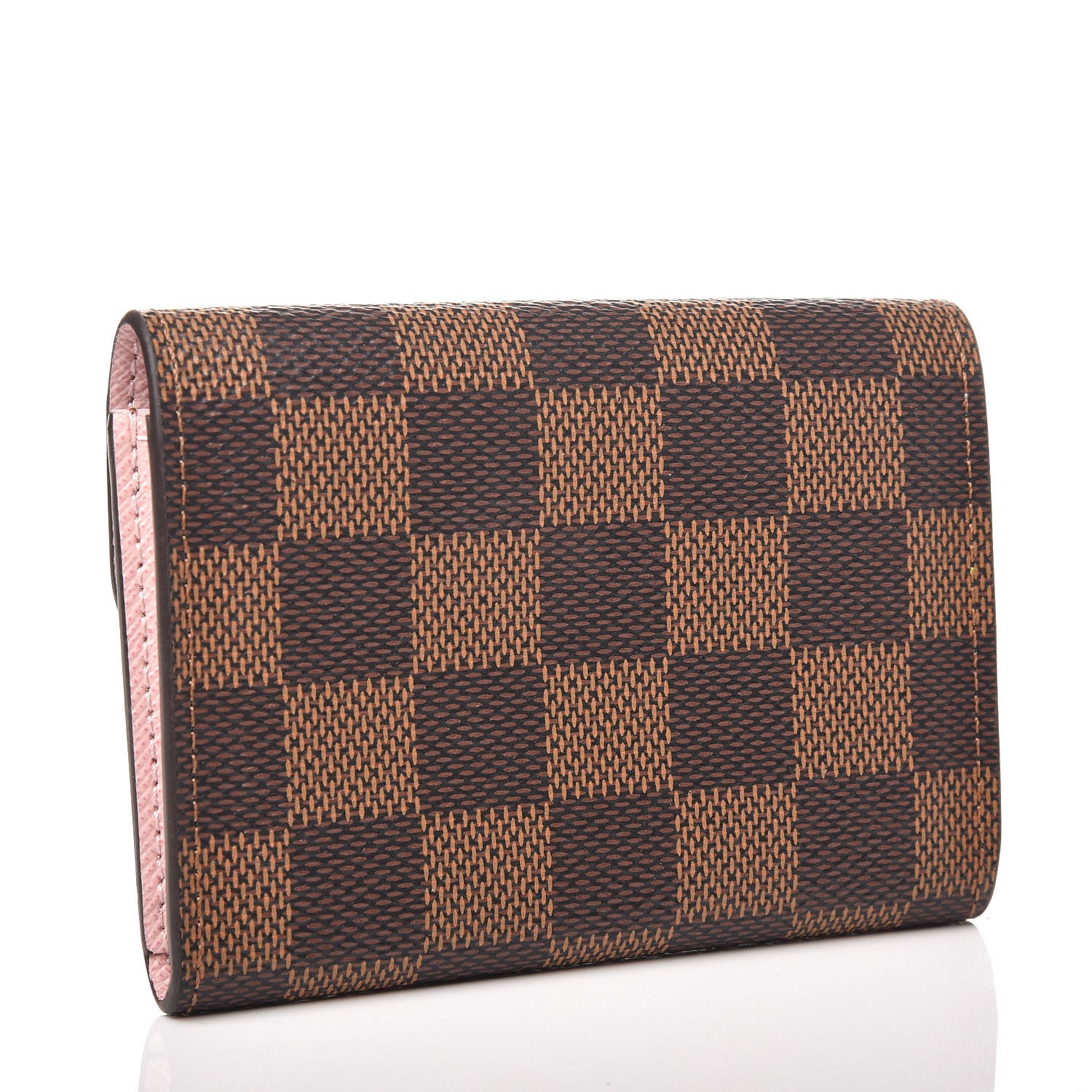 Louis Vuitton Damier Ebene Rosalie Coin Purse Rose Ballerine 3 of 8