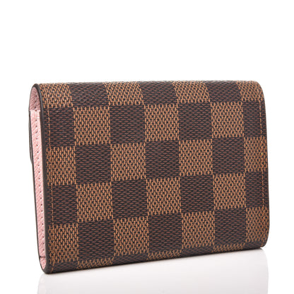 Louis Vuitton Damier Ebene Rosalie Coin Purse Rose Ballerine 3 of 8