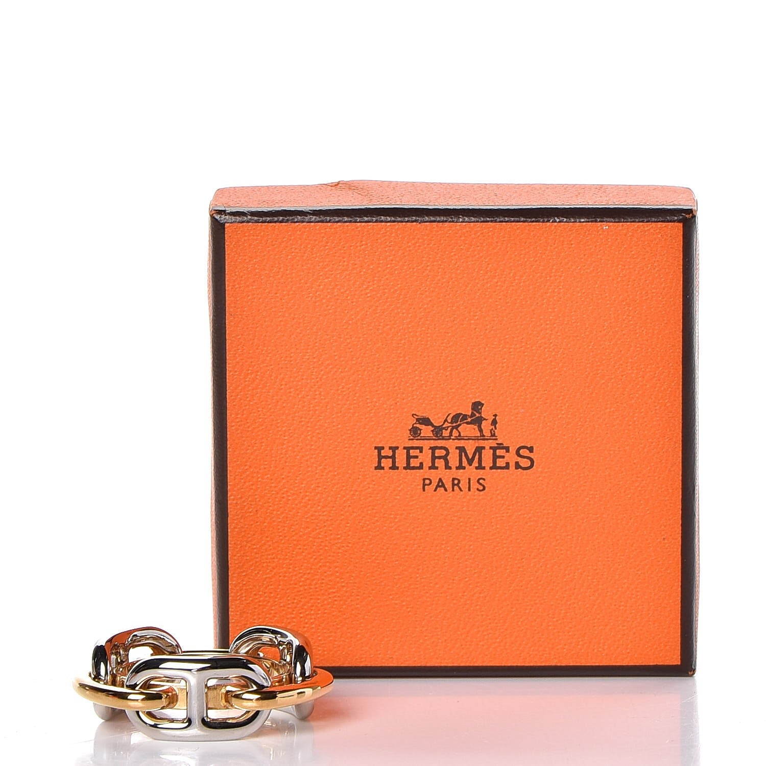 Hermes Palladium Permabrass Regate Scarf Ring 4 of 4