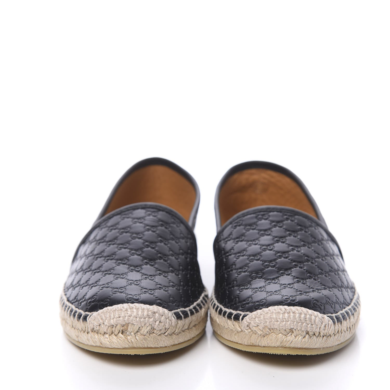 Gucci Microguccissima Signature Espadrilles 38.5 Black 2 of 9