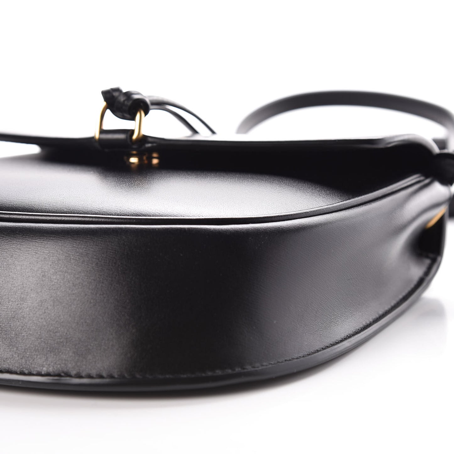 Calfskin Small Datcha Satchel Bag Black