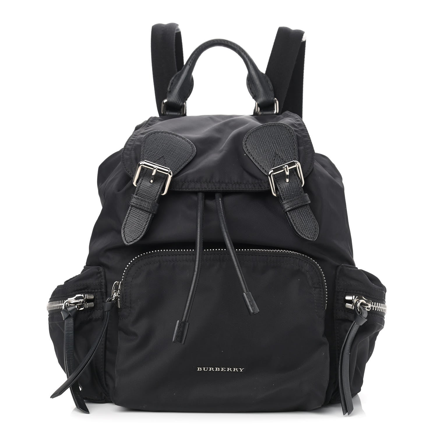 Burberry Technical Nylon Medium Rucksack Backpack Black 1 of 9