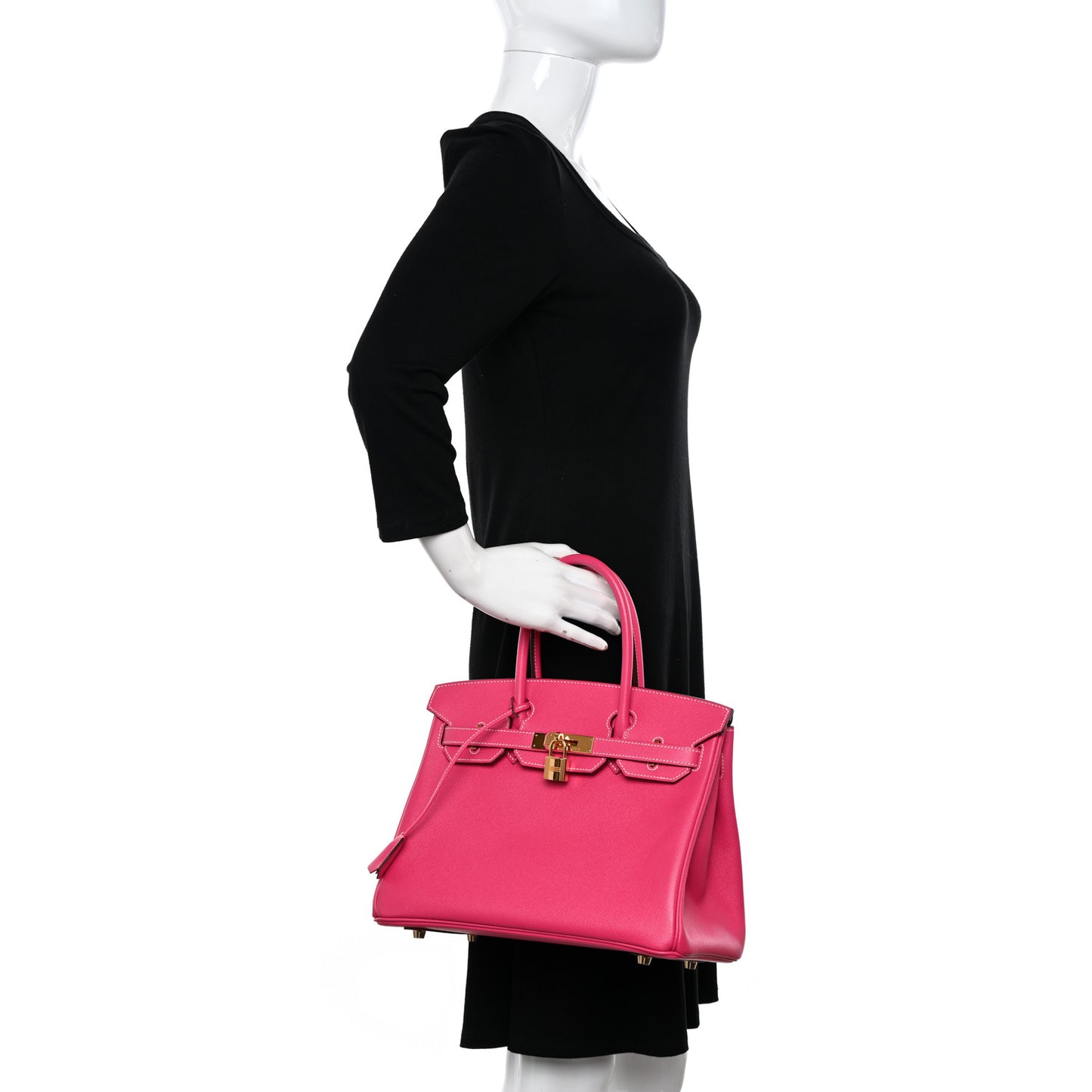 Epsom Birkin 30 Rose Tyrien