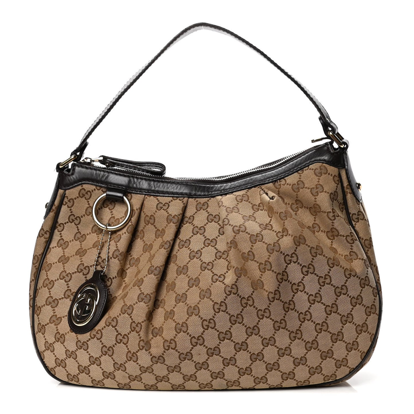 Monogram Medium Sukey Hobo Dark Brown
