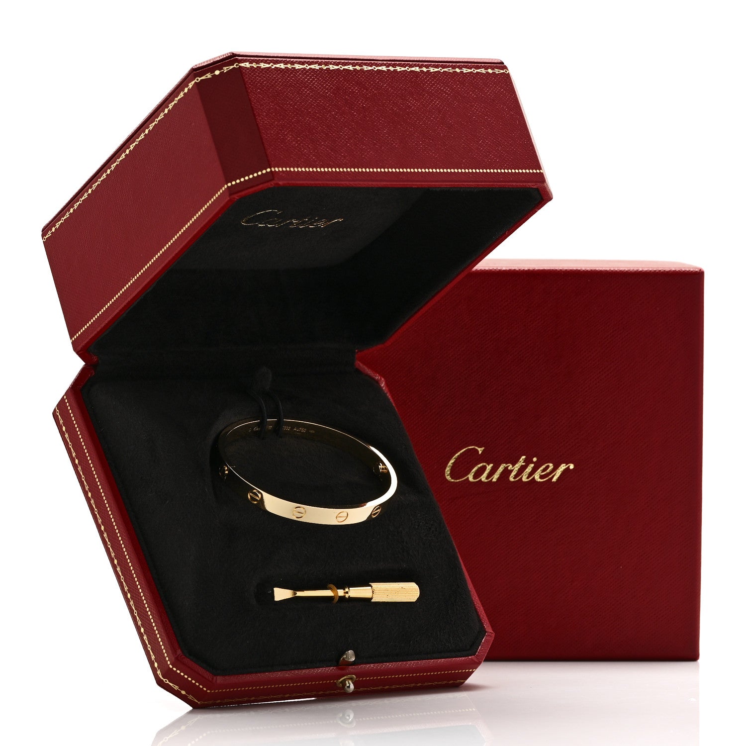 Cartier 18K Yellow Gold LOVE Bracelet 17 7 of 7