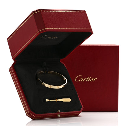 Cartier 18K Yellow Gold LOVE Bracelet 17 7 of 7
