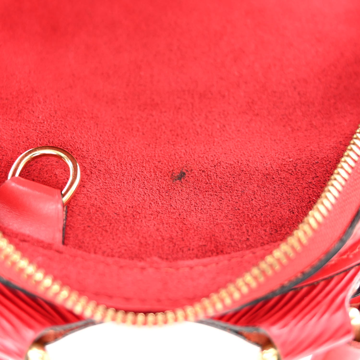 Louis Vuitton Epi Mabillon Backpack Castillan Red 12 of 13