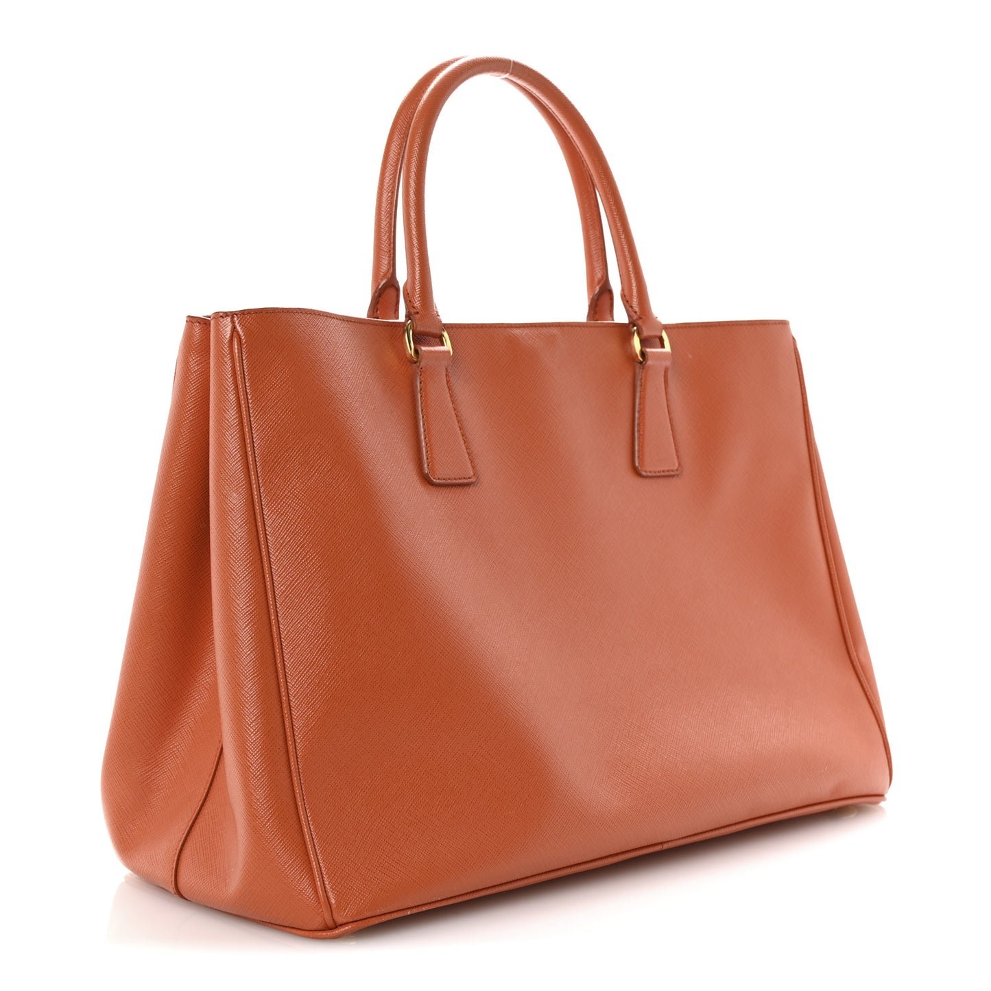 Saffiano Lux Large Tote Papaya