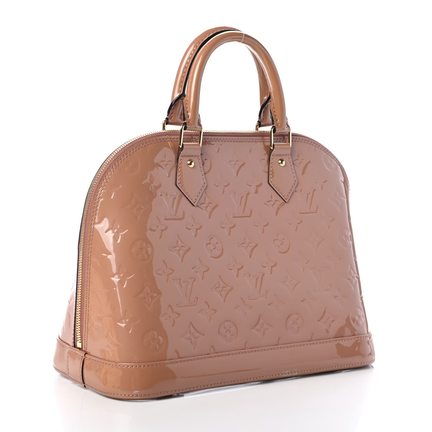 Louis Vuitton Vernis Alma PM Rose Velours 2 of 4