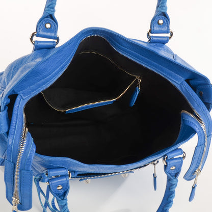 Balenciaga Agneau Giant 12 Silver Hardware Velo Bleu Lazuli 9 of 15
