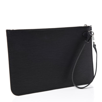 Louis Vuitton Epi Neverfull Pochette MM GM Black 4 of 9