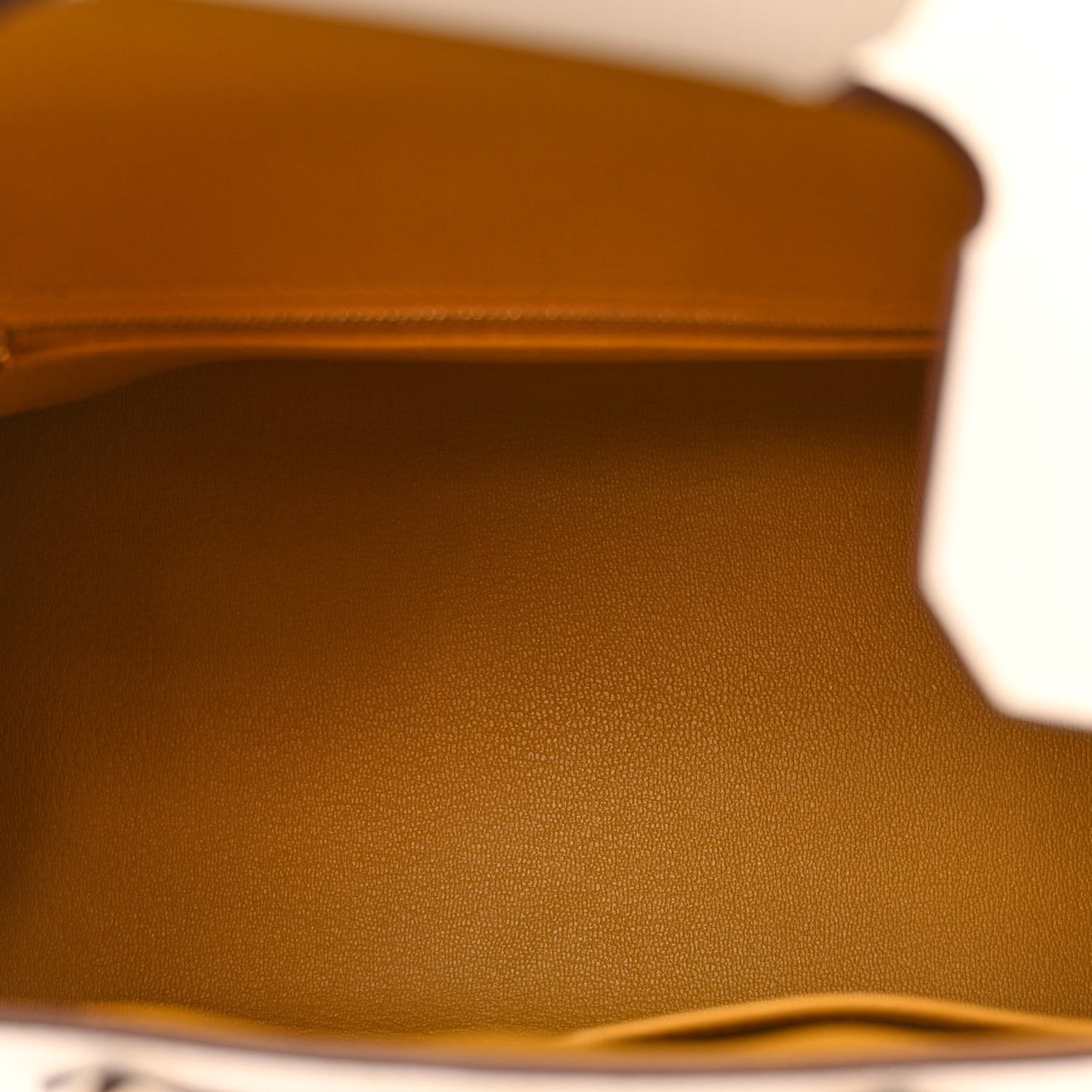 Epsom Horseshoe Birkin Sellier 25 Nata Jaune Ambre