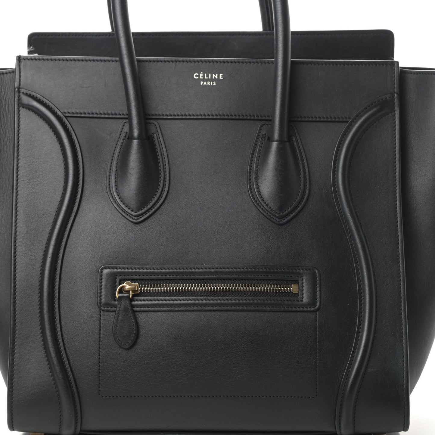 Smooth Calfskin Mini Luggage Black