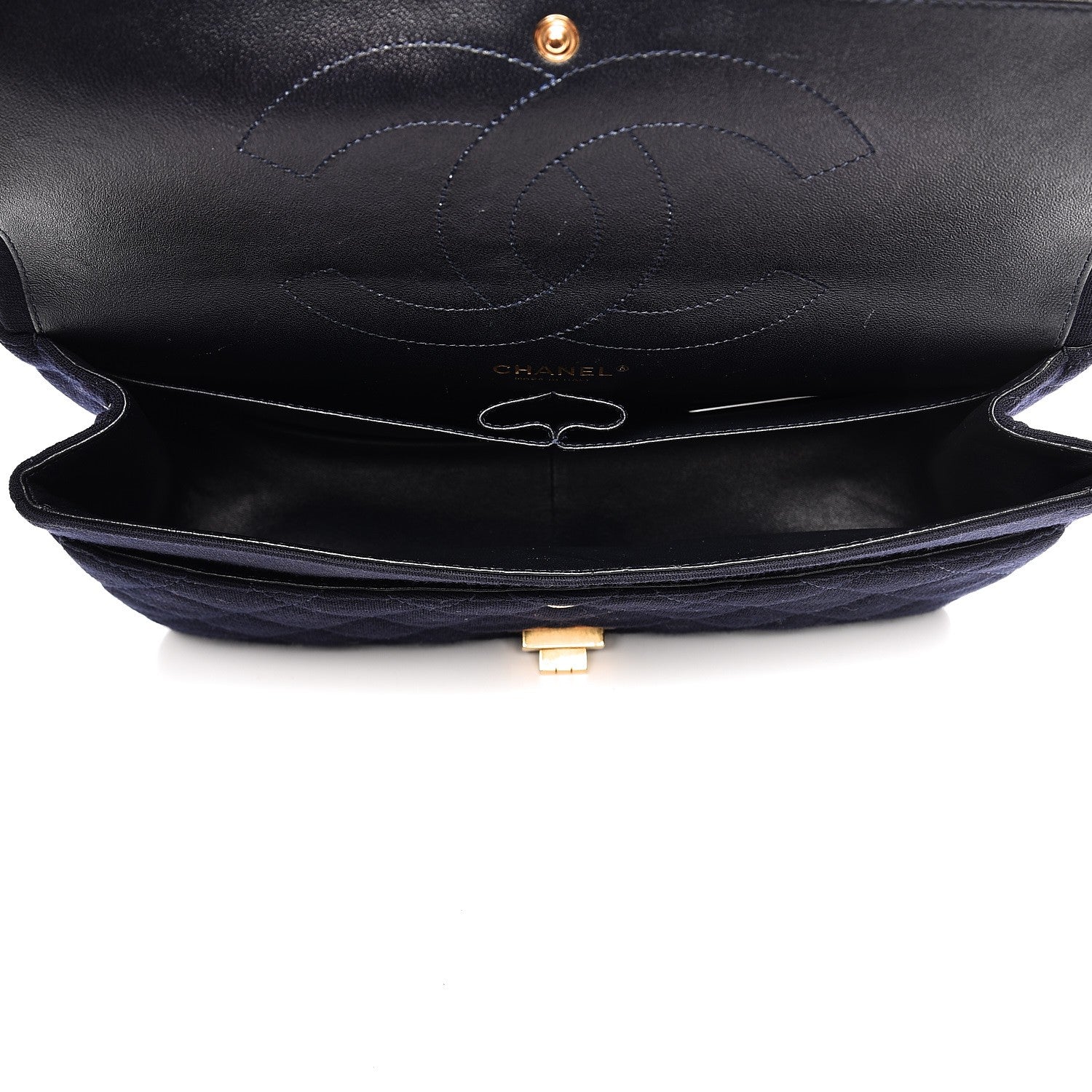 Chanel Jersey Quilted 2.55 Reissue 227 Flap Navy 5 of 10