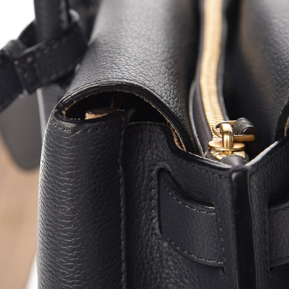 MCM Grained Calfskin Medium Milla Tote Phantom Grey 12 of 19