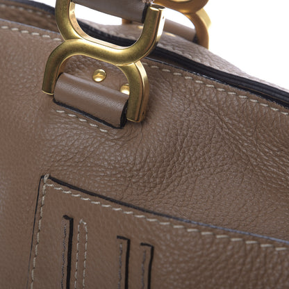 Chloe Calfskin Large New Marcie Tote Nut 13 of 13