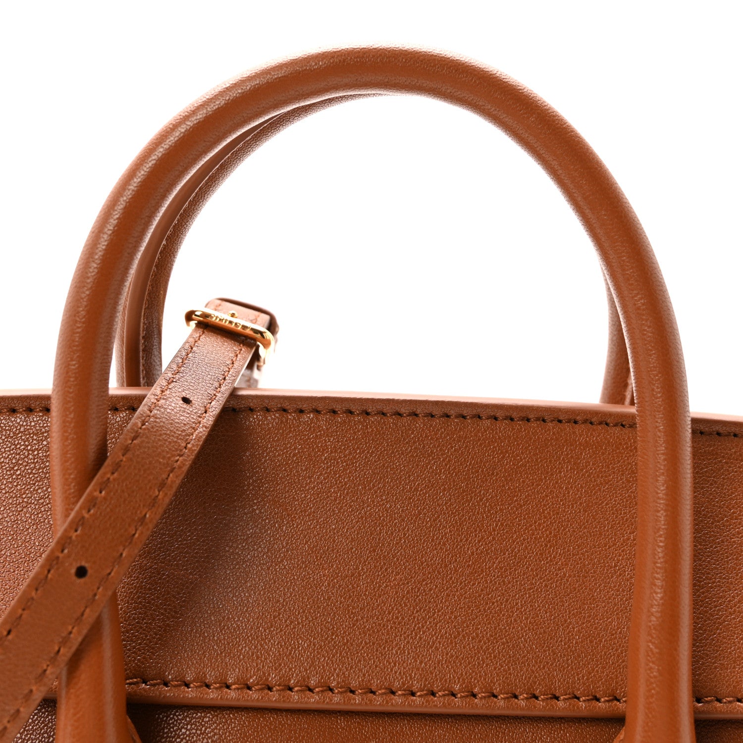Celine Supple Shiny Lambskin Little New Luggage Soft Tan 8 of 10