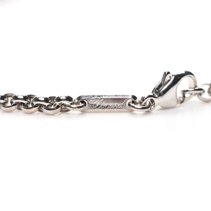 Chopard 18K White Gold 5 Happy Diamonds Icons Heart Pendant Necklace 4 of 5