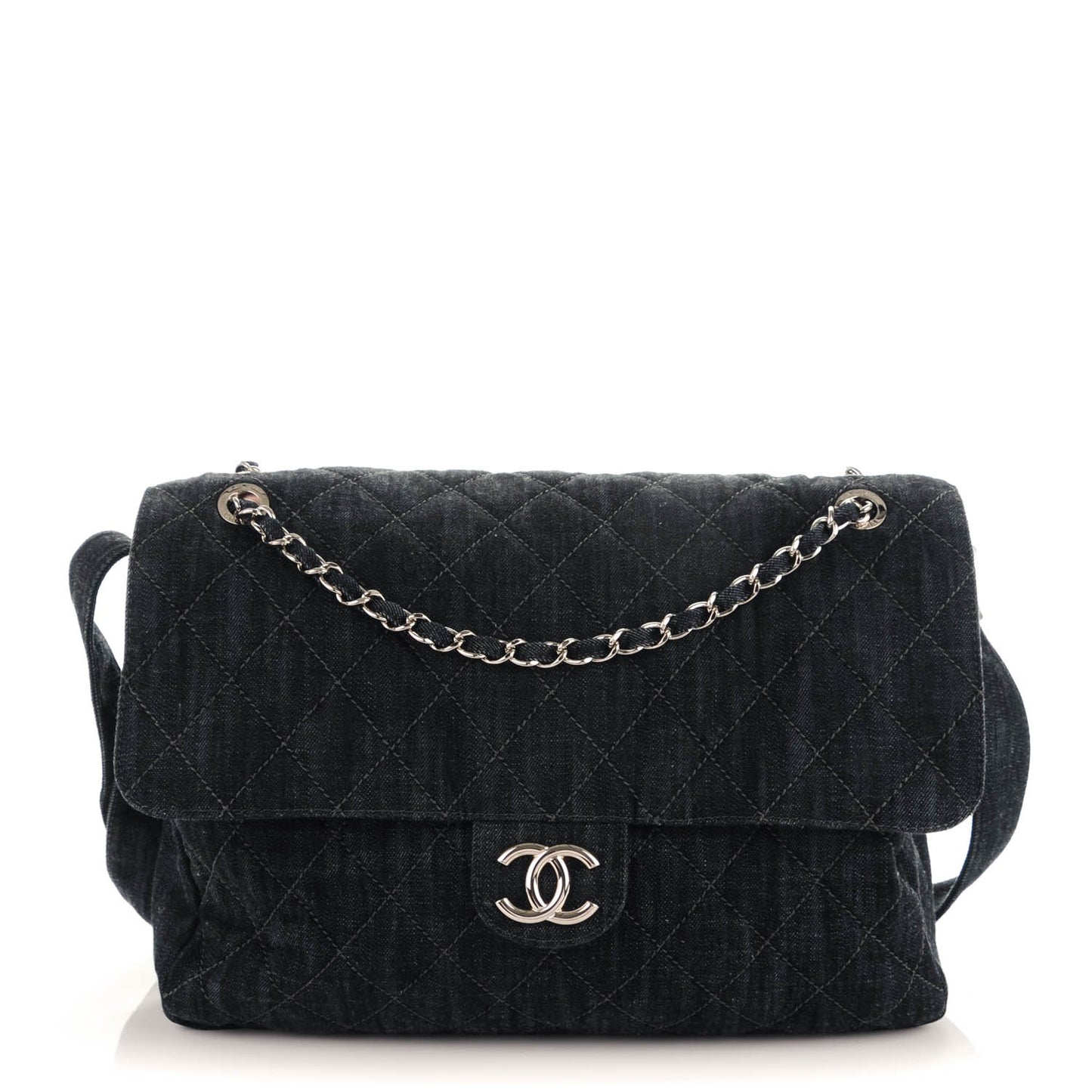 Denim Quilted Stretch Spirit Messenger Bag