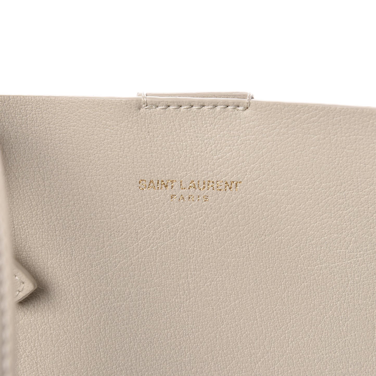 Calfskin Large Shopping Tote Crema Soft