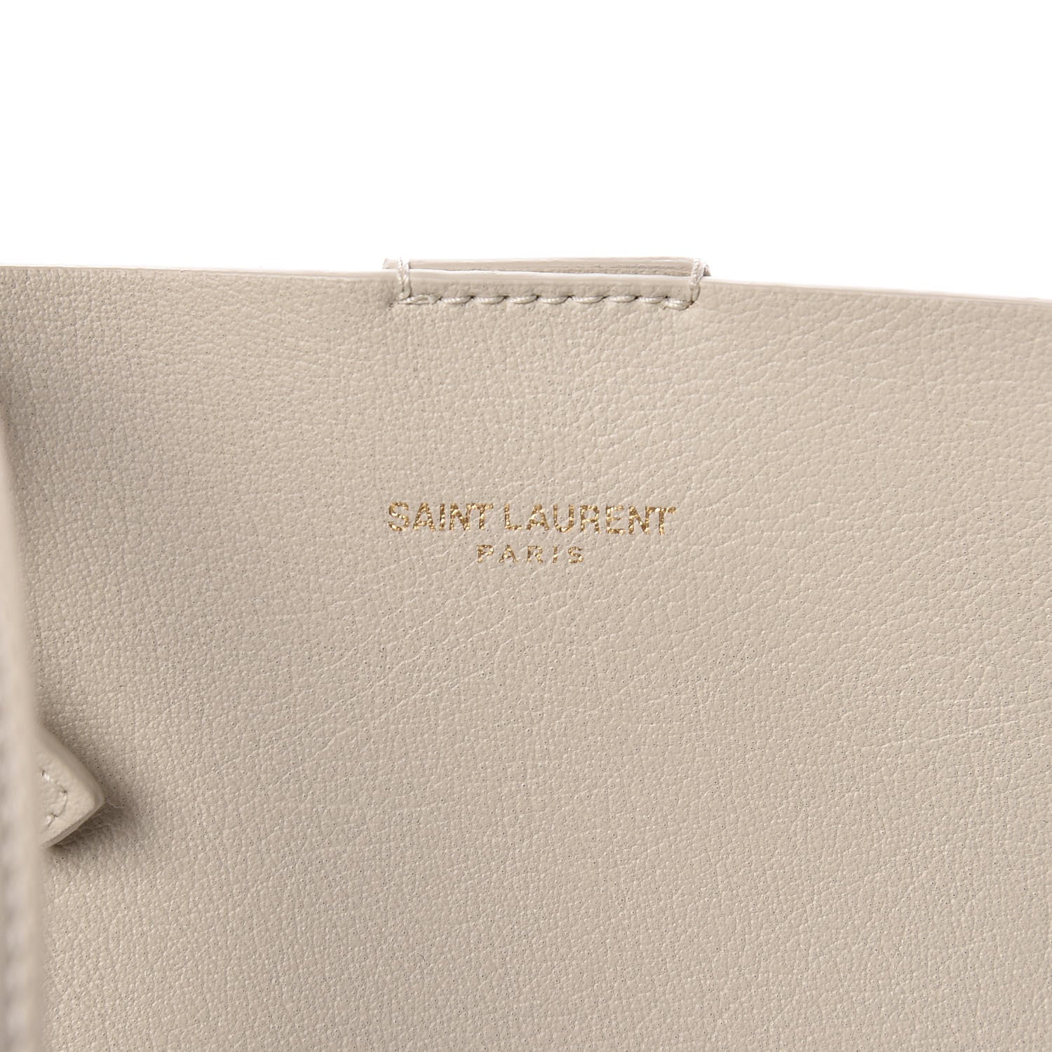 Saint Laurent Calfskin Large Shopping Tote Crema Soft 7 of 12