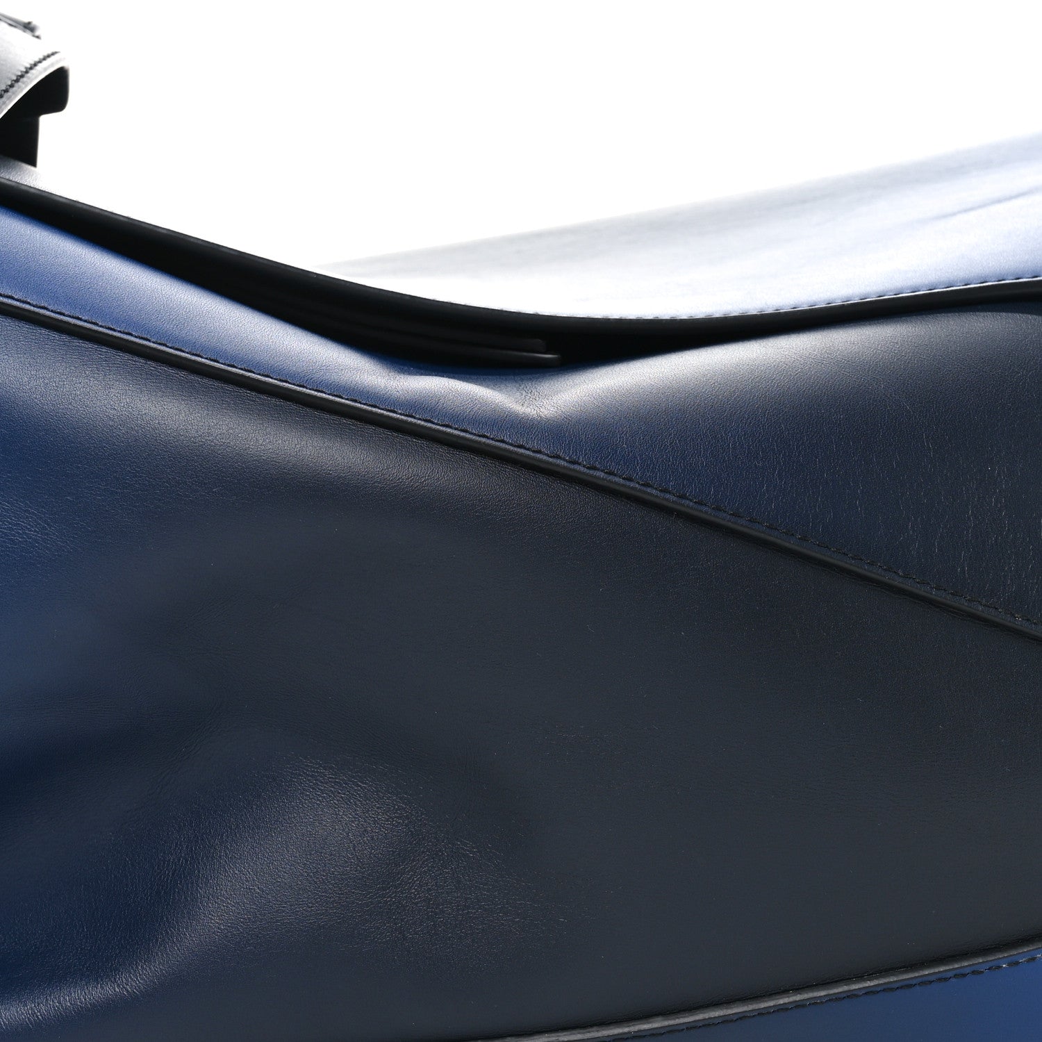 Loewe Calfskin Large Puzzle Edge Bag Dark Marino 6 of 9