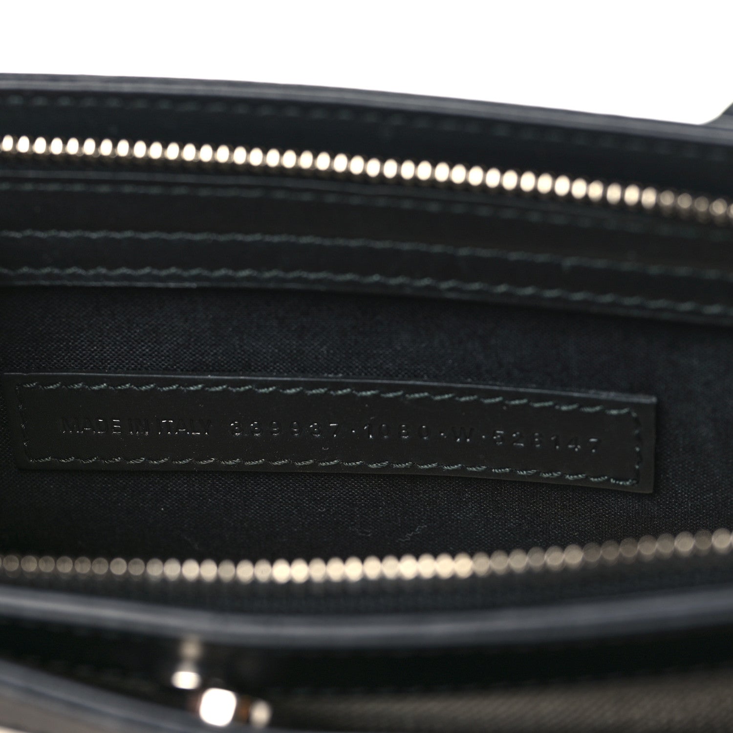 Balenciaga Cotton Canvas Pochette Crossbody Bag Black 8 of 10