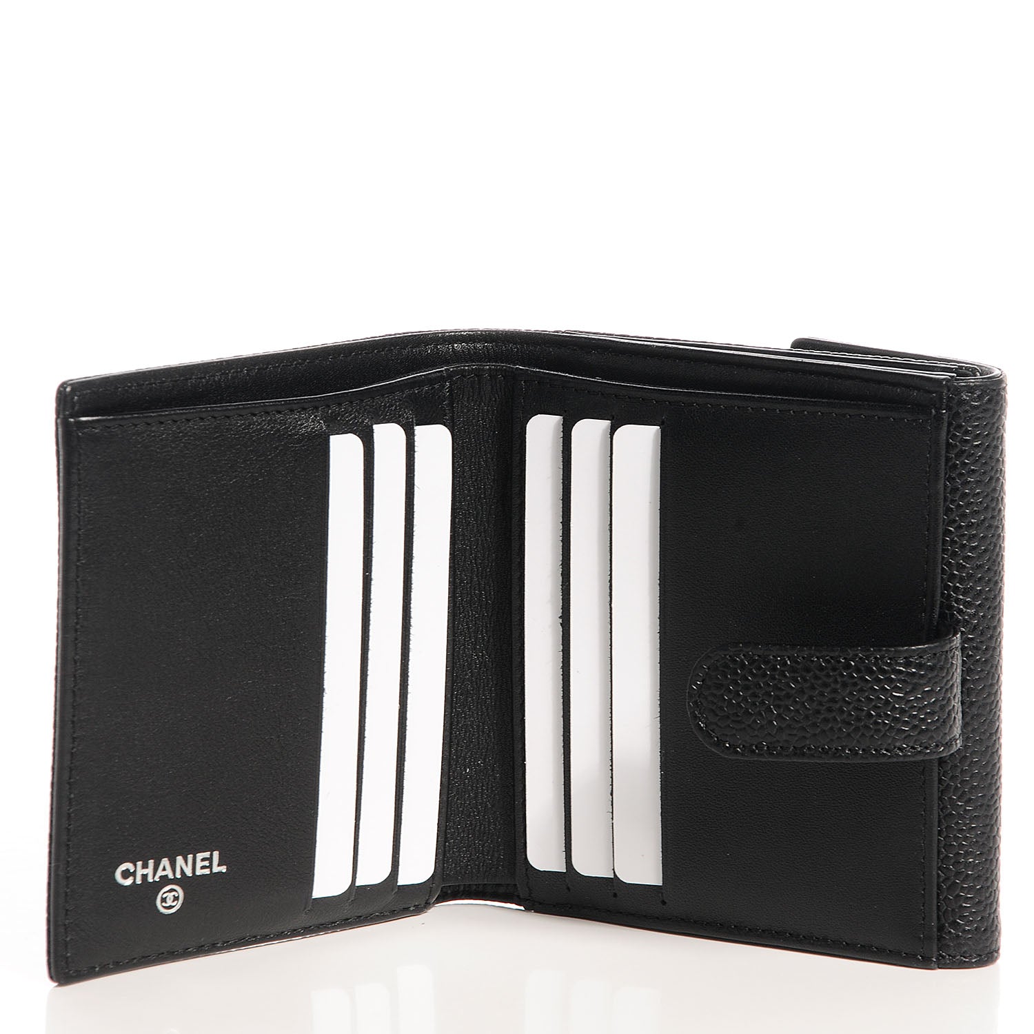 Chanel Caviar CC Small Wallet Black 5 of 7