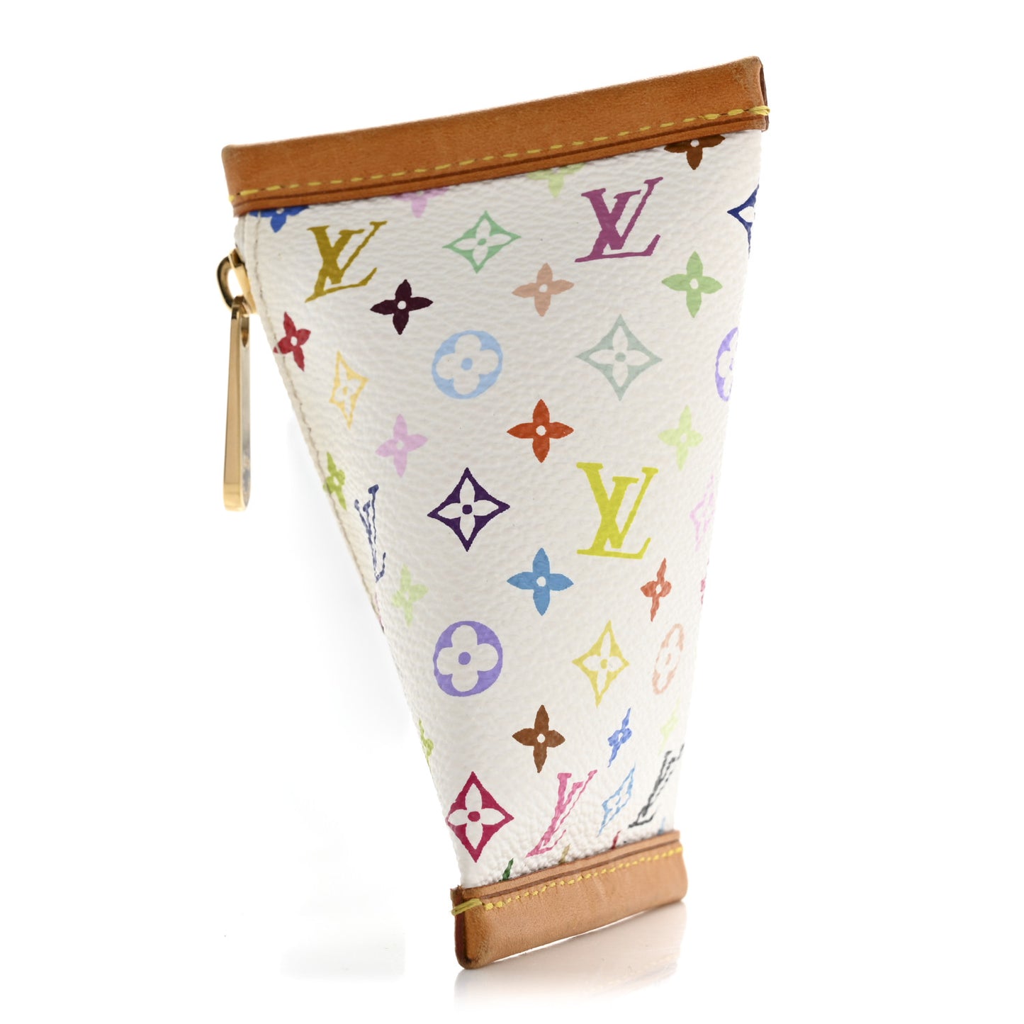 Monogram Multicolor Berlingot Coin Purse White