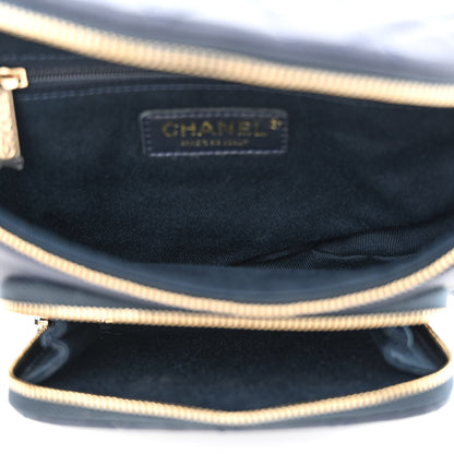 Chanel Caviar Quilted Business Affinity Waist Belt Bag Navy 5 of 10