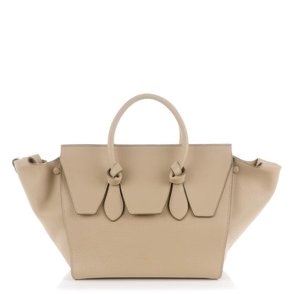 Celine Crisped Calfskin Small Tie Knot Tote Light Taupe 1 of 8