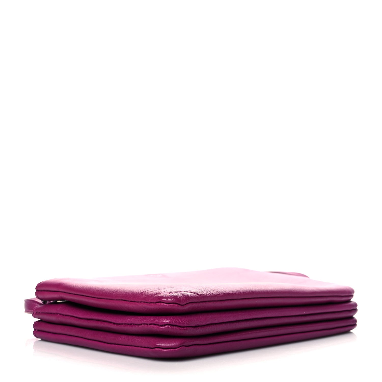 Celine Lambskin Small Trio Crossbody Bag Grape 3 of 8