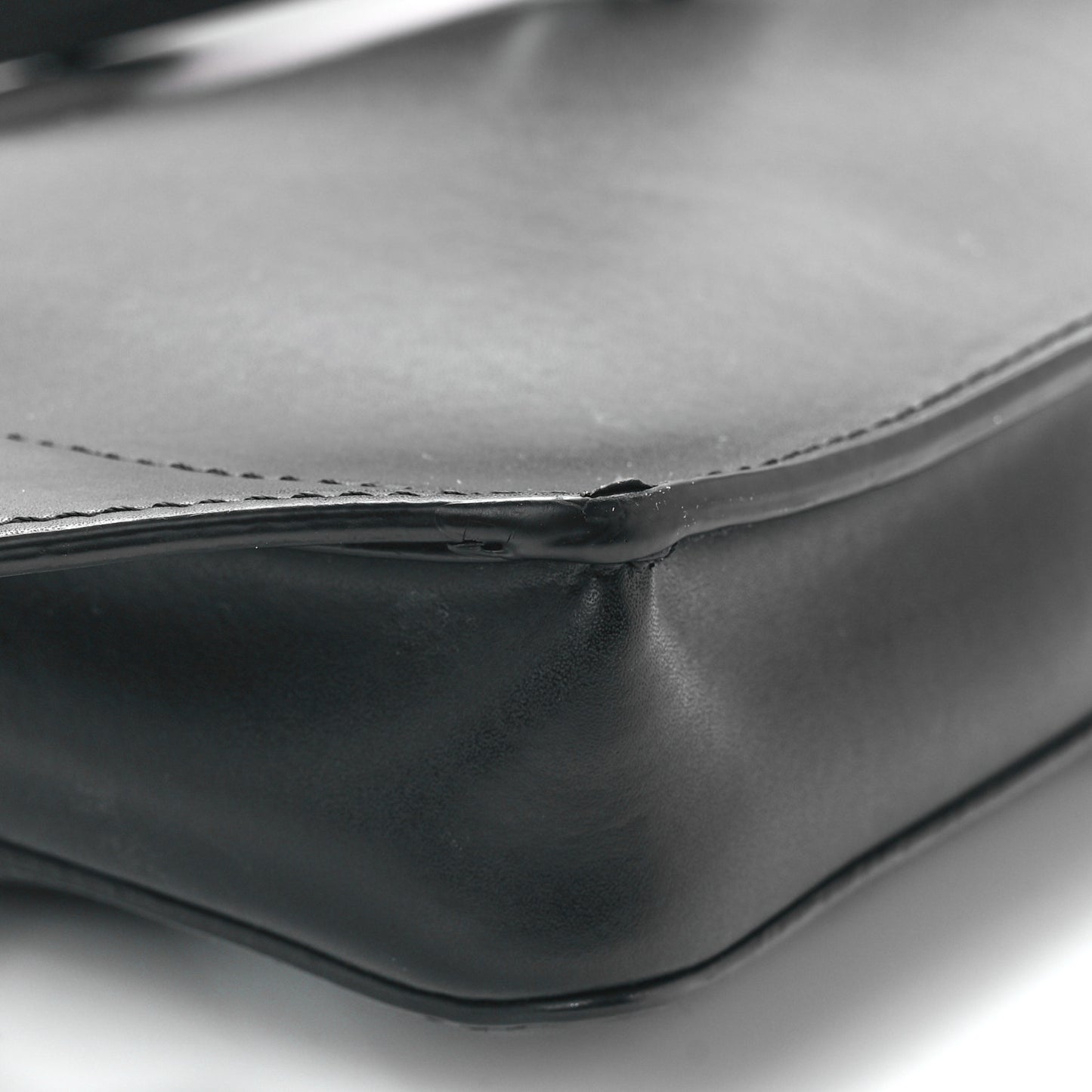 Calfskin VLTN Belt Bag Black White