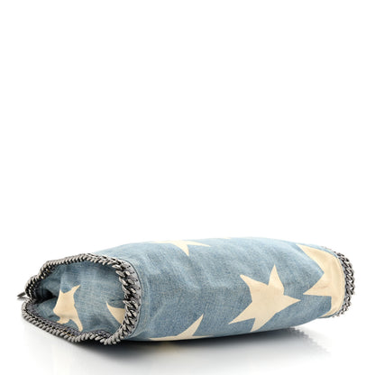 Stella McCartney Denim Star Small Falabella Tote Blue 4 of 13