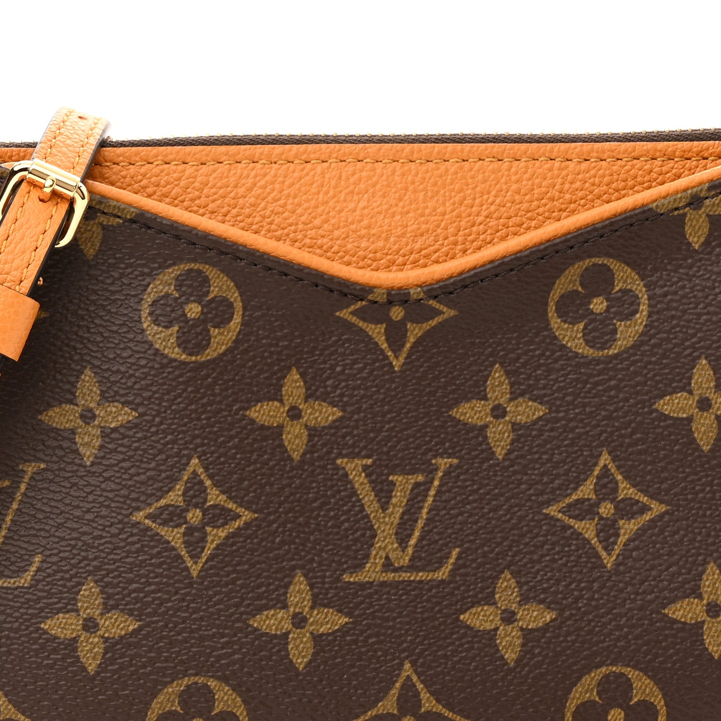 Monogram Pallas Clutch Saffron