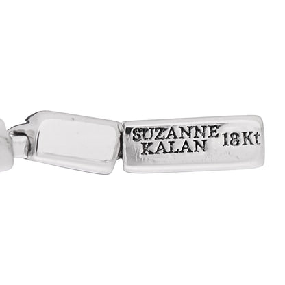 Suzanne Kalan 18K White Gold Diamond Fireworks Cuff Bracelet 4 of 4