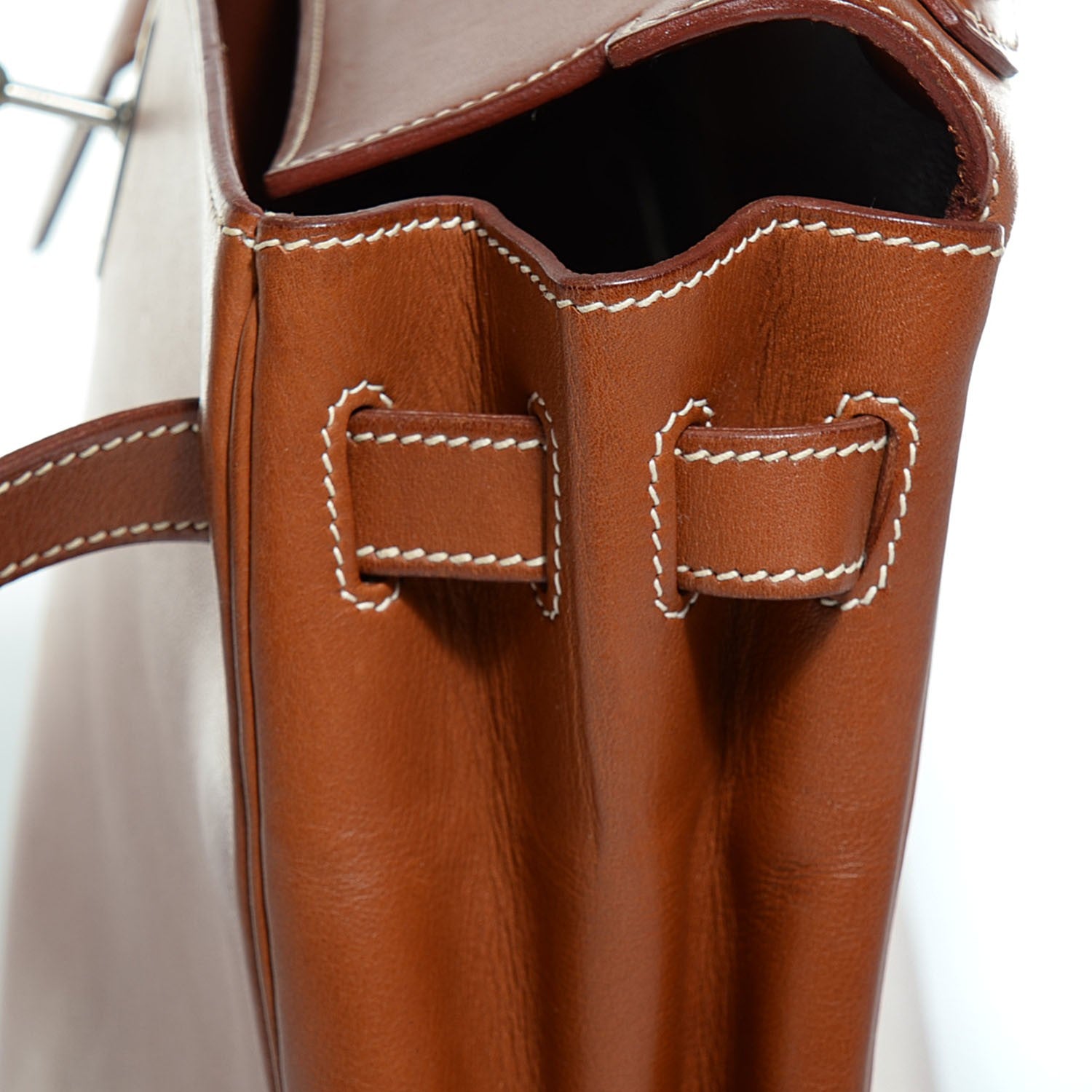 Hermes Natural Barenia Kelly Retourne 32 Fauve 13 of 22