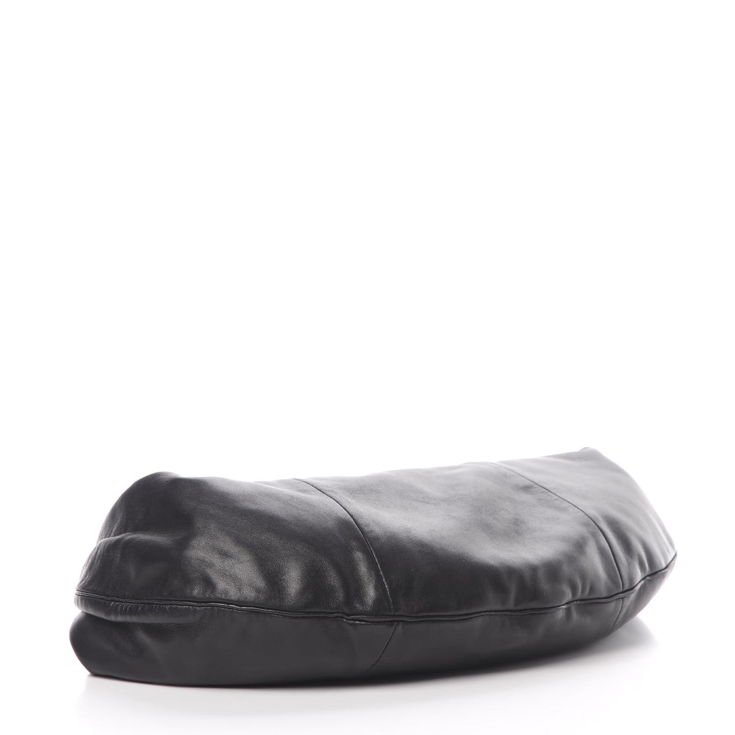 Lambskin Small Chain Hobo Black