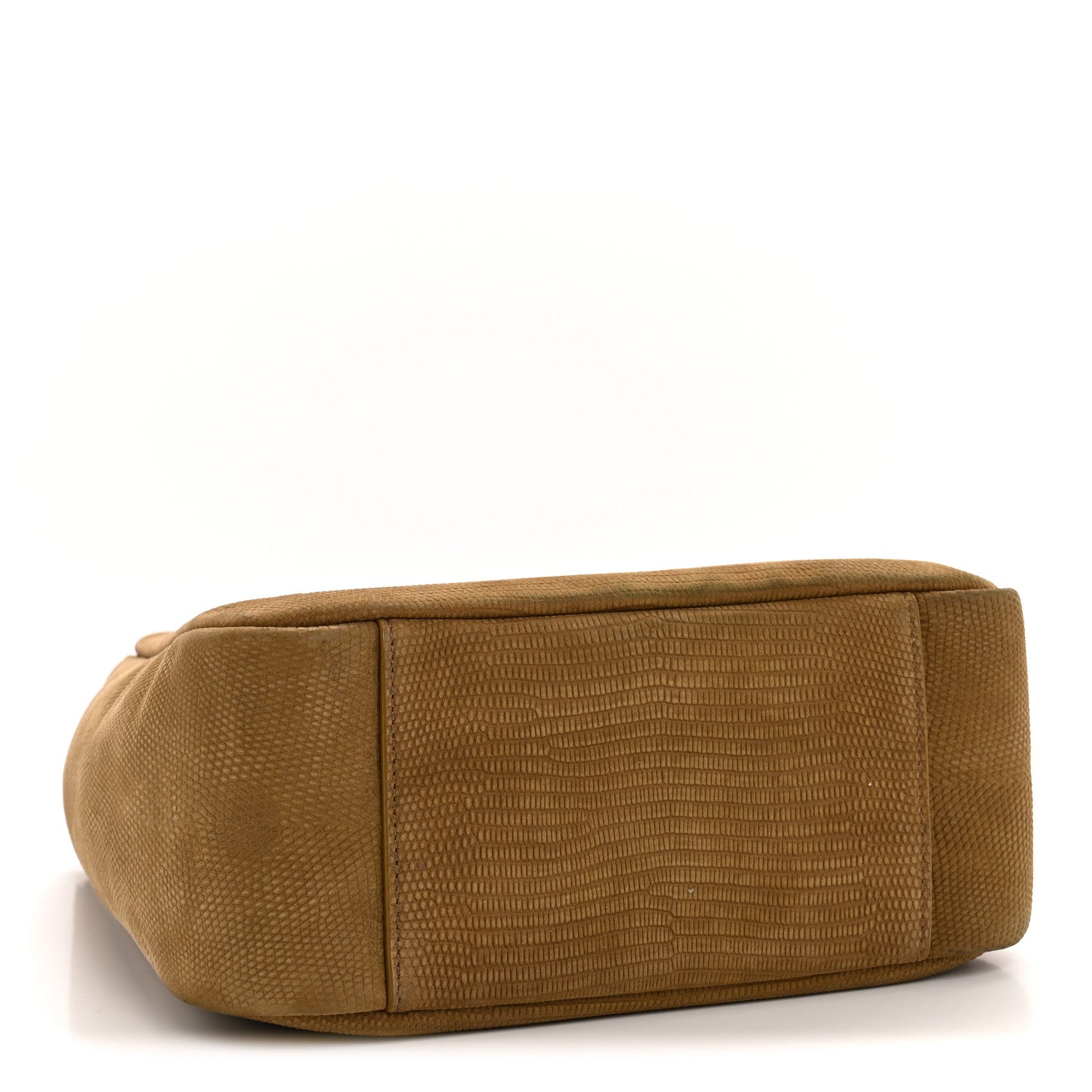 Saint Laurent Calfskin Lizard Embossed Small Le 5 A 7 Soft Hobo Dark Pistachio 4 of 12