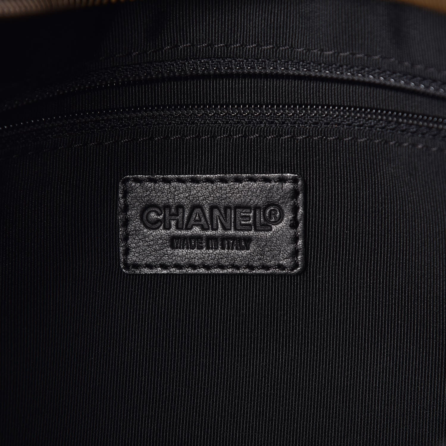 Chanel Calfskin Wild Stitch Top Handle Bag Black 6 of 9