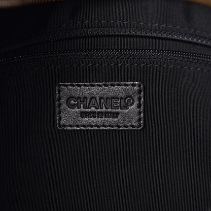 Chanel Calfskin Wild Stitch Top Handle Bag Black 6 of 9