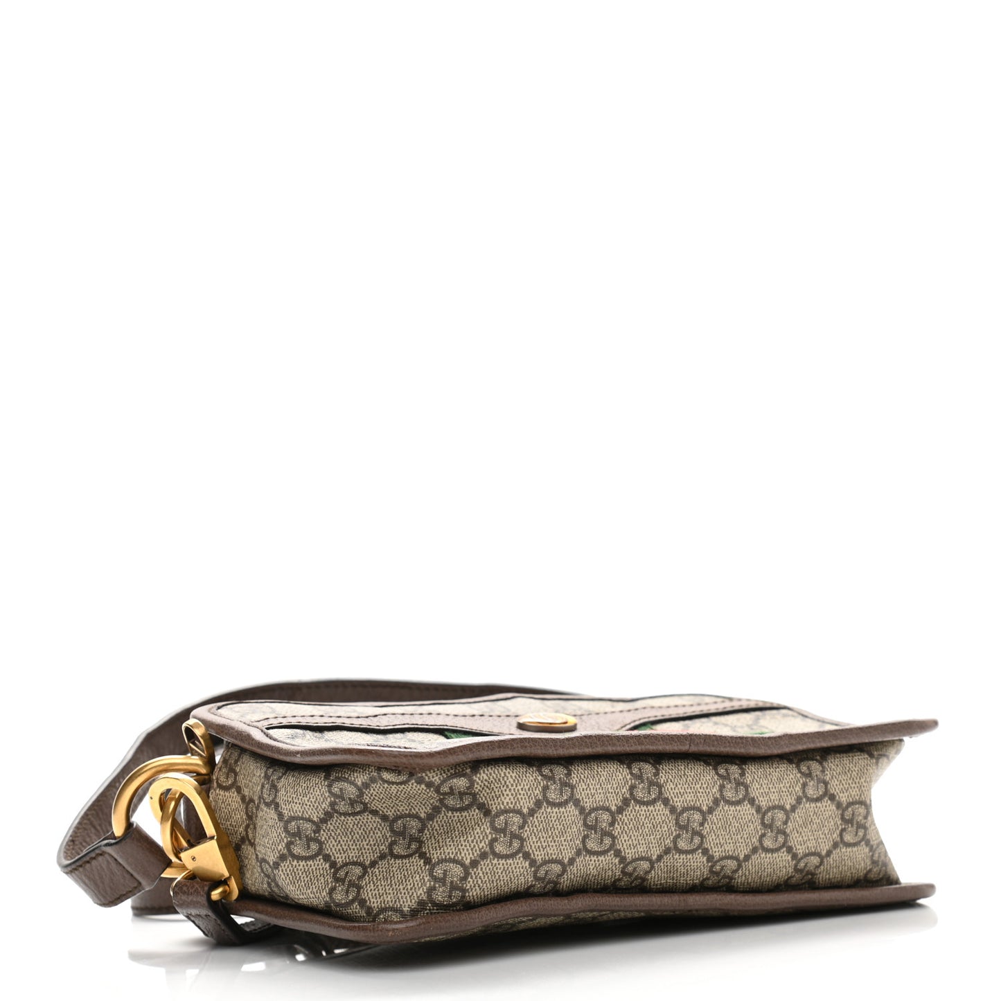 GG Supreme Monogram Web Ophidia Crossbody Bag Beige New Acero
