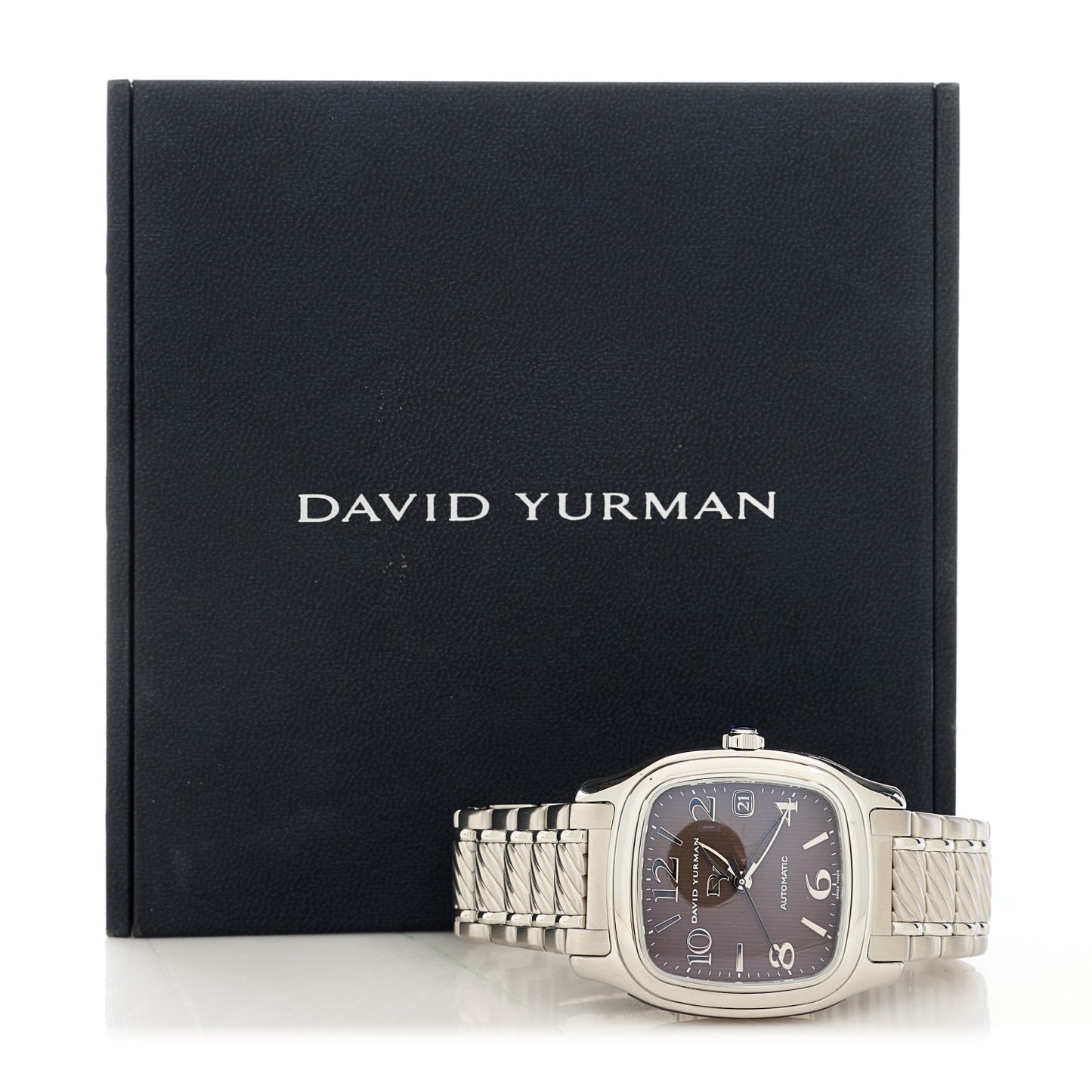 Stainless Steel 35mm Thoroughbred Automatic Watch Brown