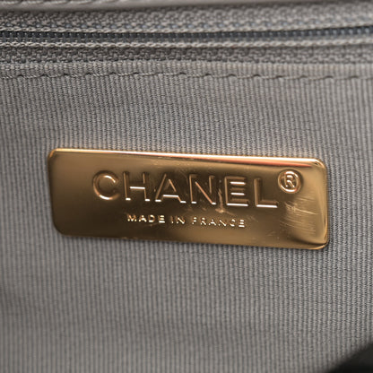 Chanel Lambskin Quilted Large Chanel 19 Flap Dark Grey 6 of 12